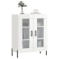 vidaXL Sideboard Hochglanz-Weiß 69,5x34x90 cm Holzwerkstoff vidaXL Sideboard Hochglanz-Weiß 69,5x34x90 cm Holzwerkstoff
