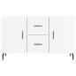 vidaXL Sideboard Hochglanz-Weiß 100x36x60 cm Holzwerkstoff vidaXL Sideboard Hochglanz-Weiß 100x36x60 cm Holzwerkstoff