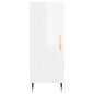 vidaXL Sideboard Hochglanz-Weiß 34,5x34x90 cm Holzwerkstoff vidaXL Sideboard Hochglanz-Weiß 34,5x34x90 cm Holzwerkstoff