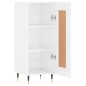 vidaXL Sideboard Hochglanz-Weiß 34,5x34x90 cm Holzwerkstoff vidaXL Sideboard Hochglanz-Weiß 34,5x34x90 cm Holzwerkstoff