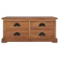 vidaXL Couchtisch 68 x 68 x 30 cm Teak Massivholz vidaXL Couchtisch 68 x 68 x 30 cm Teak Massivholz
