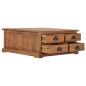 vidaXL Couchtisch 68 x 68 x 30 cm Teak Massivholz vidaXL Couchtisch 68 x 68 x 30 cm Teak Massivholz