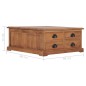 vidaXL Couchtisch 68 x 68 x 30 cm Teak Massivholz vidaXL Couchtisch 68 x 68 x 30 cm Teak Massivholz