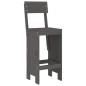 vidaXL Barhocker 2 Stk. Grau 40x48,5x115,5 cm Massivholz Kiefer vidaXL Barhocker 2 Stk. Grau 40x48,5x115,5 cm Massivholz Kiefer