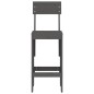 vidaXL Barhocker 2 Stk. Grau 40x48,5x115,5 cm Massivholz Kiefer vidaXL Barhocker 2 Stk. Grau 40x48,5x115,5 cm Massivholz Kiefer