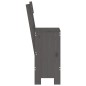 vidaXL Barhocker 2 Stk. Grau 40x48,5x115,5 cm Massivholz Kiefer vidaXL Barhocker 2 Stk. Grau 40x48,5x115,5 cm Massivholz Kiefer
