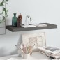 vidaXL Schwebendes Wandregal Hochglanz-Grau 60x23,5x3,8 cm MDF vidaXL Schwebendes Wandregal Hochglanz-Grau 60x23,5x3,8 cm MDF