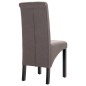 Esszimmerstühle 4 Stk. Taupe Stoff Esszimmerstühle 4 Stk. Taupe Stoff