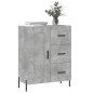 vidaXL Sideboard Betongrau 69,5x34x90 cm Holzwerkstoff vidaXL Sideboard Betongrau 69,5x34x90 cm Holzwerkstoff