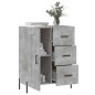 vidaXL Sideboard Betongrau 69,5x34x90 cm Holzwerkstoff vidaXL Sideboard Betongrau 69,5x34x90 cm Holzwerkstoff