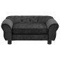 vidaXL Hundesofa Dunkelgrau 72x45x30 cm Plüsch vidaXL Hundesofa Dunkelgrau 72x45x30 cm Plüsch