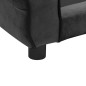 vidaXL Hundesofa Dunkelgrau 72x45x30 cm Plüsch vidaXL Hundesofa Dunkelgrau 72x45x30 cm Plüsch