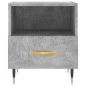 vidaXL Nachttische 2 Stk. Betongrau 40x35x47,5 cm Holzwerkstoff vidaXL Nachttische 2 Stk. Betongrau 40x35x47,5 cm Holzwerkstoff