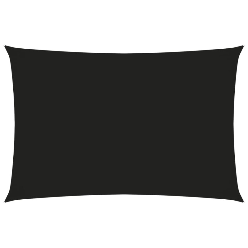 vidaXL Sonnensegel Oxford-Gewebe Rechteckig 2x4,5 m Schwarz vidaXL Sonnensegel Oxford-Gewebe Rechteckig 2x4,5 m Schwarz