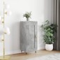 vidaXL Sideboard Betongrau 34,5x34x90 cm Holzwerkstoff vidaXL Sideboard Betongrau 34,5x34x90 cm Holzwerkstoff