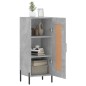 vidaXL Sideboard Betongrau 34,5x34x90 cm Holzwerkstoff vidaXL Sideboard Betongrau 34,5x34x90 cm Holzwerkstoff