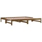 vidaXL Tagesbett Ausziehbar Honigbraun 2x(80x200) cm Massivholz Kiefer vidaXL Tagesbett Ausziehbar Honigbraun 2x(80x200) cm Massivholz Kiefer