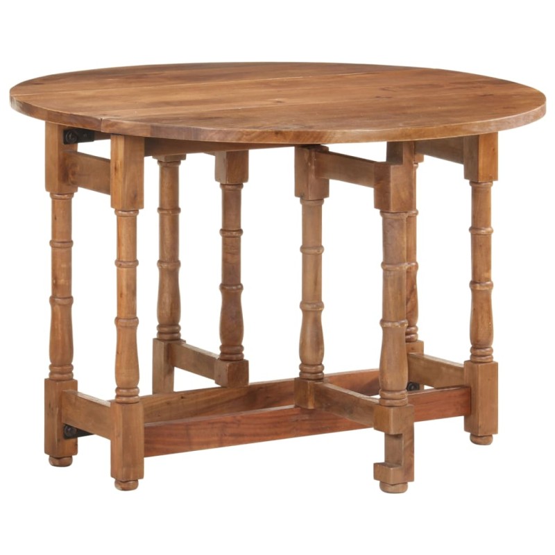 vidaXL Esstisch Rund 110x76 cm Mango Massivholz vidaXL Esstisch Rund 110x76 cm Mango Massivholz