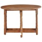 vidaXL Esstisch Rund 110x76 cm Mango Massivholz vidaXL Esstisch Rund 110x76 cm Mango Massivholz