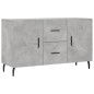 vidaXL Sideboard Betongrau 100x36x60 cm Holzwerkstoff vidaXL Sideboard Betongrau 100x36x60 cm Holzwerkstoff