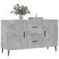 vidaXL Sideboard Betongrau 100x36x60 cm Holzwerkstoff vidaXL Sideboard Betongrau 100x36x60 cm Holzwerkstoff