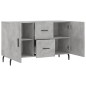 vidaXL Sideboard Betongrau 100x36x60 cm Holzwerkstoff vidaXL Sideboard Betongrau 100x36x60 cm Holzwerkstoff
