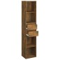 vidaXL Bücherregal Räuchereiche 36x30x171 cm Holzwerkstoff vidaXL Bücherregal Räuchereiche 36x30x171 cm Holzwerkstoff