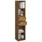 vidaXL Bücherregal Räuchereiche 36x30x171 cm Holzwerkstoff vidaXL Bücherregal Räuchereiche 36x30x171 cm Holzwerkstoff