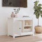 vidaXL TV-Schrank Weiß 70x36,5x52 cm Massivholz Kiefer vidaXL TV-Schrank Weiß 70x36,5x52 cm Massivholz Kiefer