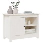 vidaXL TV-Schrank Weiß 70x36,5x52 cm Massivholz Kiefer vidaXL TV-Schrank Weiß 70x36,5x52 cm Massivholz Kiefer