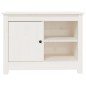 vidaXL TV-Schrank Weiß 70x36,5x52 cm Massivholz Kiefer vidaXL TV-Schrank Weiß 70x36,5x52 cm Massivholz Kiefer