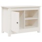 vidaXL TV-Schrank Weiß 70x36,5x52 cm Massivholz Kiefer vidaXL TV-Schrank Weiß 70x36,5x52 cm Massivholz Kiefer
