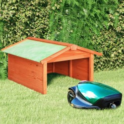 vidaXL Roboter-Rasenmäher Garage 72x87x50 cm Massivholz Tanne