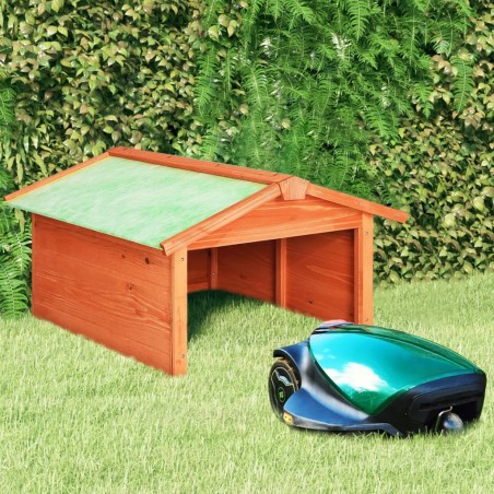 vidaXL Roboter-Rasenmäher Garage 72x87x50 cm Massivholz Tanne