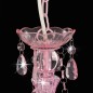vidaXL Kronleuchter mit Perlen Rosa Rund 3×E14 vidaXL Kronleuchter mit Perlen Rosa Rund 3×E14