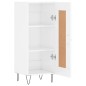 vidaXL Sideboard Hochglanz-Weiß 34,5x34x90 cm Holzwerkstoff vidaXL Sideboard Hochglanz-Weiß 34,5x34x90 cm Holzwerkstoff