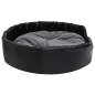 vidaXL Hundebett Schwarz-Dunkelgrau 90x79x20 cm Plüsch und Kunstleder vidaXL Hundebett Schwarz-Dunkelgrau 90x79x20 cm Plüsch und Kunstleder