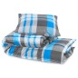 vidaXL Bettwäsche-Set Blau und Grau 220x240 cm Baumwolle vidaXL Bettwäsche-Set Blau und Grau 220x240 cm Baumwolle
