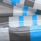 vidaXL Bettwäsche-Set Blau und Grau 220x240 cm Baumwolle vidaXL Bettwäsche-Set Blau und Grau 220x240 cm Baumwolle