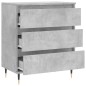 vidaXL Sideboard Betongrau 60x35x70 cm Holzwerkstoff vidaXL Sideboard Betongrau 60x35x70 cm Holzwerkstoff