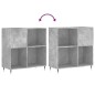 vidaXL Plattenschrank Betongrau 84,5x38x89 cm Holzwerkstoff vidaXL Plattenschrank Betongrau 84,5x38x89 cm Holzwerkstoff