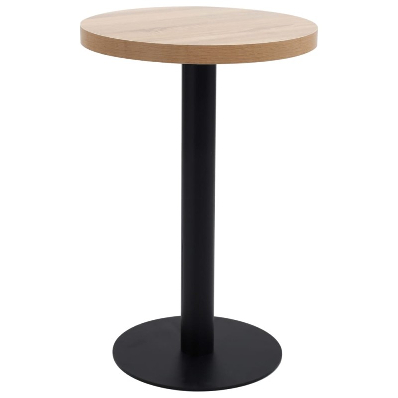 vidaXL Bistrotisch Hellbraun 50 cm MDF vidaXL Bistrotisch Hellbraun 50 cm MDF