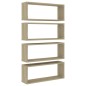 vidaXL Würfelregale 4 Stk. Sonoma-Eiche 60x15x23 cm Holzwerkstoff vidaXL Würfelregale 4 Stk. Sonoma-Eiche 60x15x23 cm Holzwerkstoff