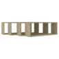 vidaXL Würfelregale 4 Stk. Sonoma-Eiche 60x15x23 cm Holzwerkstoff vidaXL Würfelregale 4 Stk. Sonoma-Eiche 60x15x23 cm Holzwerkstoff