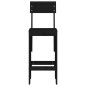 vidaXL Barhocker 2 Stk. Schwarz 40x48,5x115,5cm Massivholz Kiefer vidaXL Barhocker 2 Stk. Schwarz 40x48,5x115,5cm Massivholz Kiefer