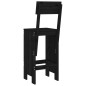 vidaXL Barhocker 2 Stk. Schwarz 40x48,5x115,5cm Massivholz Kiefer vidaXL Barhocker 2 Stk. Schwarz 40x48,5x115,5cm Massivholz Kiefer