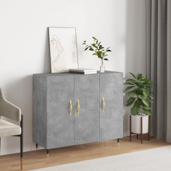 vidaXL Sideboard Betongrau 90x34x80 cm Holzwerkstoff
