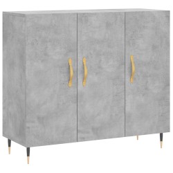 vidaXL Sideboard Betongrau 90x34x80 cm Holzwerkstoff