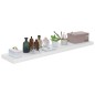 vidaXL Schwebende Wandregale 4 Stk. Hochglanz-Weiß 120x23,5x3,8cm MDF vidaXL Schwebende Wandregale 4 Stk. Hochglanz-Weiß 120x23,5x3,8cm MDF