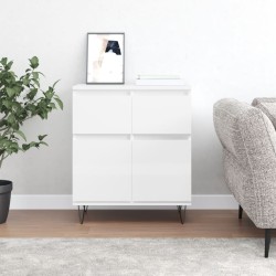 vidaXL Sideboard Hochglanz-Weiß 60x35x70 cm Holzwerkstoff
